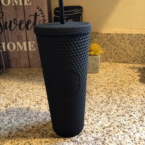Starbucks Other - Black matte studded Starbucks tumbler